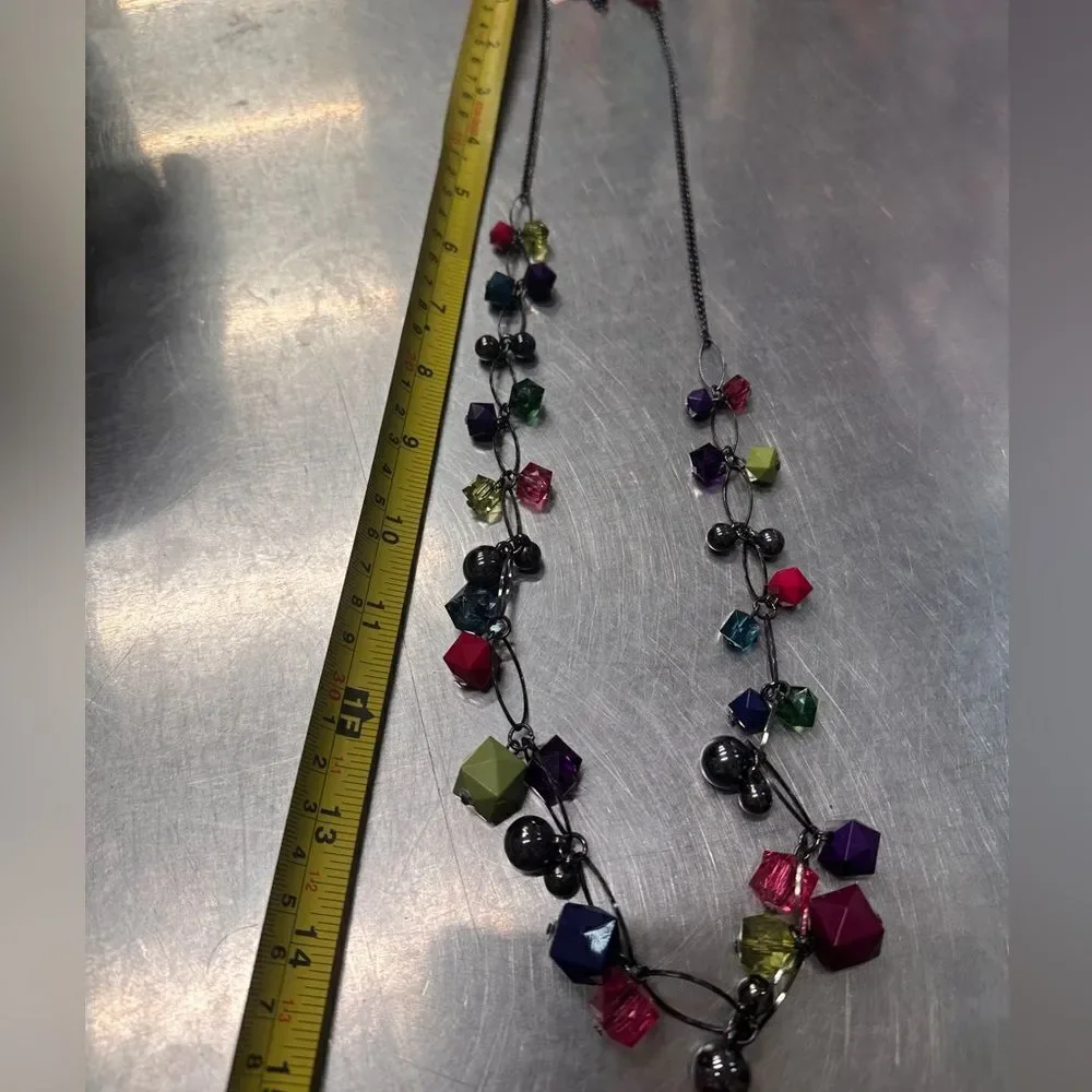 Set of 3 Stylish Necklaces - Elegant, Colorful & Classic